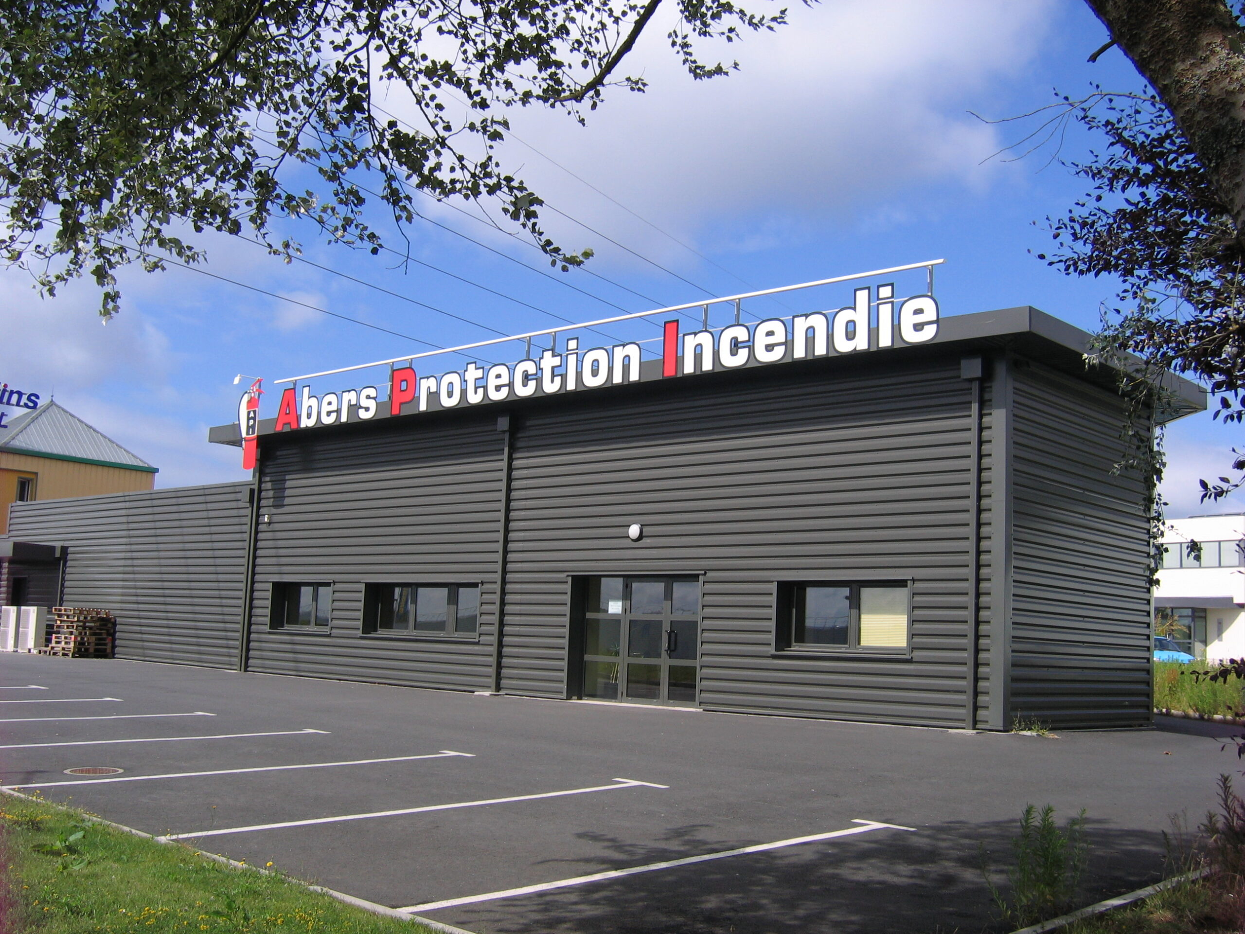 façade de l'entreprise Abers Protection Incendie